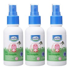 Baan 貝恩 嬰兒防蚊噴液，天然精油，蚊蟲安全有效, 100ml, 3瓶