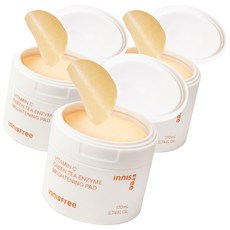 이니스프리 비타C 그린티 엔자임 잡티 토닝 패드 170ml, 60개입, 3개