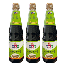 미달미 신호 시즈닝 만능 맛간장, 3개, 500ml