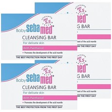 sebamed 施巴 嬰兒潔膚皂, pH5.5弱酸性, 添加多重保濕配方, 純淨小麥萃取, 德國原裝進口, 100g, 4盒