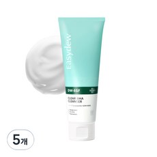 이지듀 클리어 BHA 페이셜 클렌저, 100ml, 5개