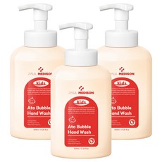 PAUL MEDISON 兒童舒敏泡沫洗手乳, 3個, 510ml, 白麝香
