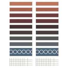 Onup DIY 手帳裝飾膠帶套組 ST25, 2套, 款式2