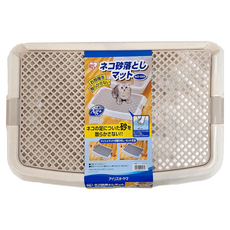 IRIS OHYAMA 愛麗思歐雅瑪 除貓砂踏墊 NO550, 米色, 1個