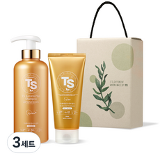 TS 케라틴 플러스 탈모 샴푸 500g + 트리트먼트 200ml 선물세트, 3세트