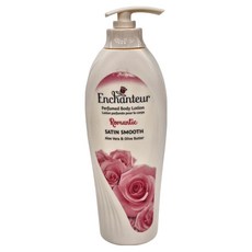 Enchanteur 艾詩 香氛身體乳 玫瑰茉莉 粉色 絲緞般柔滑 蘆薈和橄欖油 400ml, 1瓶