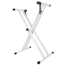 X型鍵盤 數位鋼琴 琴鍵支架, 白色