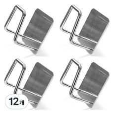 벨로비 스테인레스 다용도 걸이 거치대, 12개