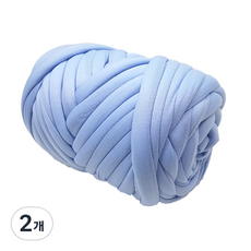 깔쌈여우 자이언트 빅얀 1kg, 연블루, 2개