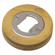 LIVING PHILO 竹製冰箱磁鐵開瓶器, 1個, 木質