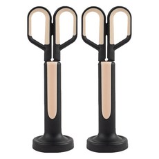 투코비 데스크 시리즈 사무용 스텐딩 가위, 블랙, 2개