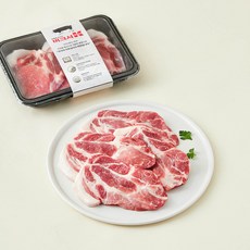 버크셔K 흑돼지 목심 구이용 (냉장), 500g, 1개