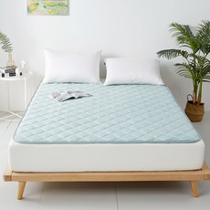 홈즈리빙 자가쿨링 밴딩형 여름토퍼, 민트, 쿨매트