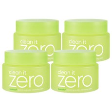 BANILA CO 芭妮蘭 Clean It Zero滋潤奶油卸妝膏, 100ml, 4罐