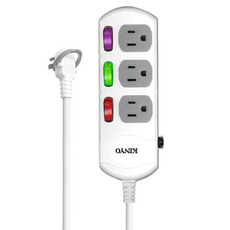 Kinyo 3開3插延長線 3孔, 1.8m, CG133-6, 1個