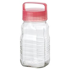 ADERIA 長型醃漬玻璃罐 粉色, 2L, 1個