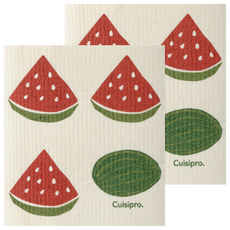 Cuisipro. 植物纖維環保抹布 小西瓜, 2個