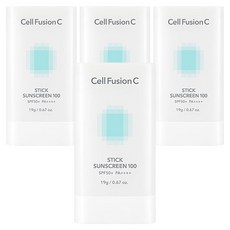 셀퓨전씨 썬스크린 100 스틱 SPF50+ PA++++, 19g, 4개