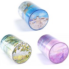 市場 大型水彩膠帶, 隨機發貨, 3個