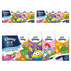 Kleenex 舒潔 紙手帕 10張, 15包, 3袋