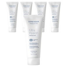 미샤 수퍼 아쿠아 울트라 히알론 클렌징 크림, 200ml, 5개
