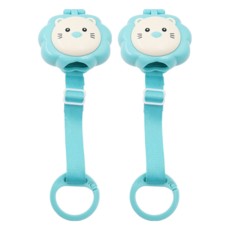 Simba 小獅王辛巴 防塵奶嘴鍊, 香草+藍色, 2條