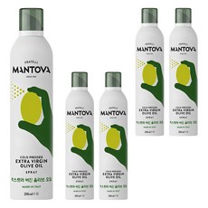만토바 엑스트라버진 올리브오일 스프레이, 200ml, 5개