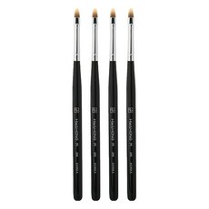 화홍엠 255 아이라이너 멀티 브러쉬, 블랙, 4개