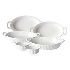 Neobon便利焗烤盤 4入 + 便利醬料碗 2入, 單一顏色, 6個