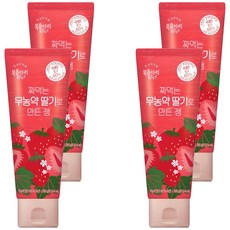 복음자리 짜먹는 딸기잼, 200g, 4개