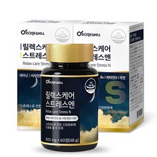 ROnIEWELL Relax Care Stress N茶胺酸維生素B&D補充錠, 60顆, 2罐