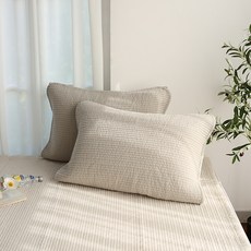 아망떼 타임리스 피그먼트 이지 밴딩 베개커버