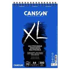 CANSON XL 混合媒材繪圖本 300g, A4, 30張, 1個