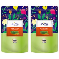 High Tea 伂橙 熟果紳士烏龍茶 台灣南投四季春茶葉 三角立體茶包 PLA環保材質, 12個, 3.5g, 2袋