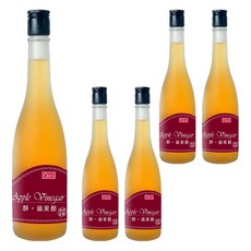 康健生機 醇 蘋果醋 健康好醋 可直接稀釋飲用風味好 調成油醋醬汁真美味, 500ml, 5瓶