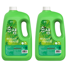 Soonsaem 小蘇打 芬多精 餐具洗滌劑, 3L, 2瓶