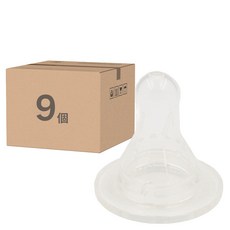 PUKU 藍色企鵝 經典標準十字奶瓶用奶嘴, 0個月以上, 9個