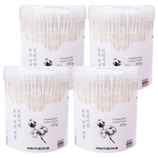 Pantheon B 高級嬰兒棉籤, 300件, 4個