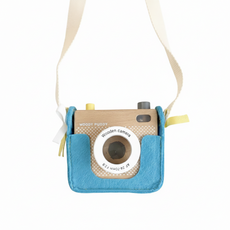 WOODY PUDDY 萬花筒聲音相機 ST安全玩具 天然木材 喀擦聲響 閃光燈, 1組, G03-2028