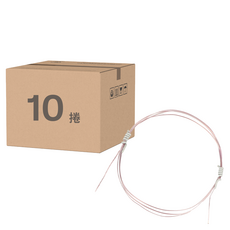 JIAHON 嘉鴻 K型熱電偶測溫線 回溫爐/高溫用 TTK36 線 + 點焊 70cm, 10捲