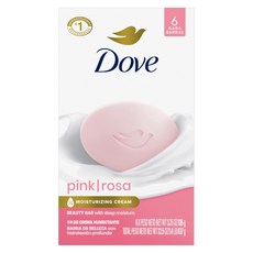 Dove 多芬 深層保濕柔膚香皂 粉紅玫瑰香, 106g, 6個