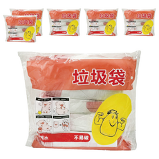 小麥購物 艾草抽繩垃圾袋 Y996 140g 5捲, 500ml, 6包