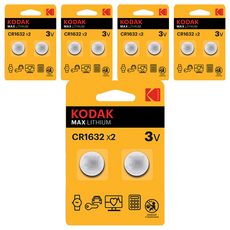 코닥 MAX 리튬 코인 건전지 CR1632 3V, 2개입, 5개