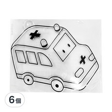 AMOS 阿摩司 壓克力模型版 S70 救護車, 適用年齡三歲以上, 6個