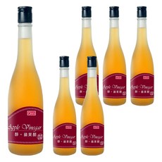 康健生機 醇 蘋果醋 健康好醋 可直接稀釋飲用風味好 調成油醋醬汁真美味, 500ml, 6瓶