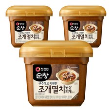 청정원순창 조개멸치 된장찌개 양념, 450g, 3개