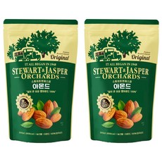 넛츠팜 스튜어트엔제스퍼 생아몬드, 300g, 2개