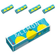 LOTTE 樂天 口香糖 檸檬口味, 5條, 26g