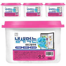 Saenghwalgongsik 食味冰箱除臭劑 正裝, 300g, 4個