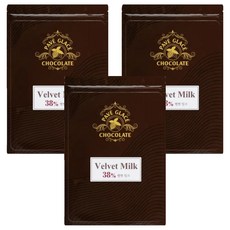 PAVE GLACE Coverto牛奶巧克力 38%, 3個, 400g